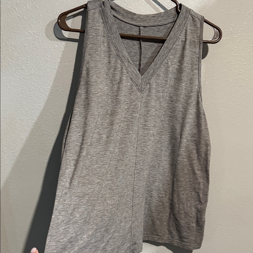 Gray Sleeveless Women's Maternity Top